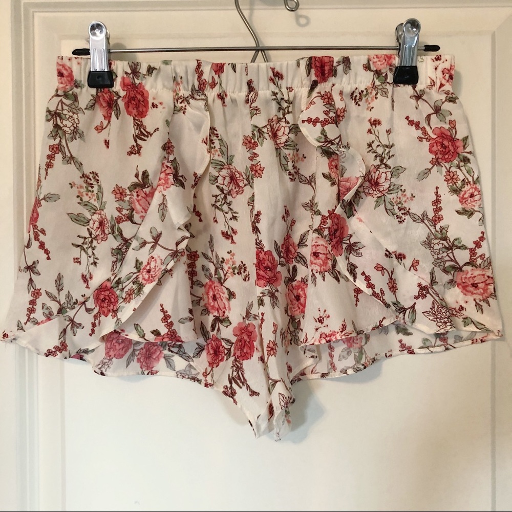 Floral Flowy Shorts